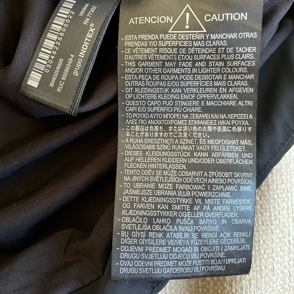 Zara Jacket Women’s Small Black Puffer Coat - Picture 4 of 10